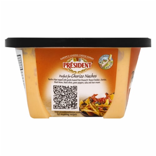 President Pub Cheese Cheese 8 oz Perspective: top