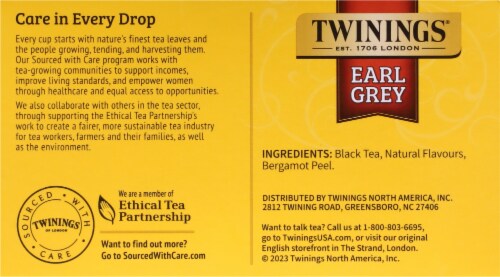 Twinings® Earl Grey Black Tea Bags Perspective: top