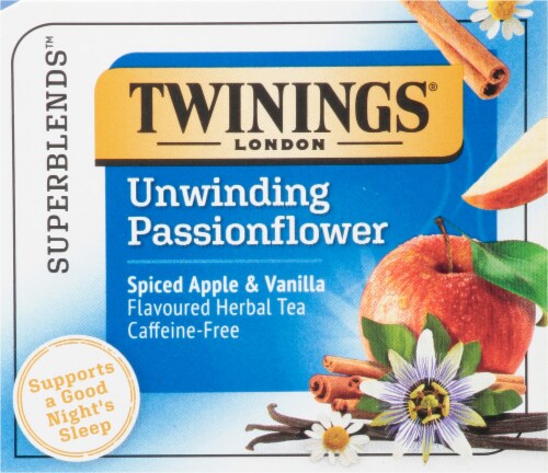 Twinings of London Unwind Passionflower & Camomile Tea Perspective: top