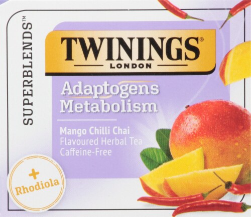 Twinings Of London Adaptogens Boost Mango Chili Chai Herbal Tea Perspective: top