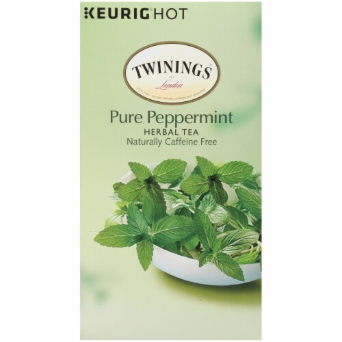 Twinings® of London Pure Peppermint Herbal Tea K-Cup Pods Perspective: top