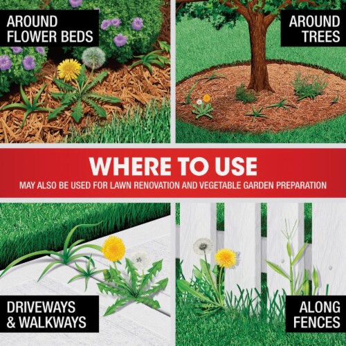 Roundup 1 Pt. Concentrate Plus Weed & Grass Killer 5003610 Perspective: top