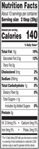 Marzetti® Classic Ranch Dressing & Dip 13 fl oz Jar Perspective: top
