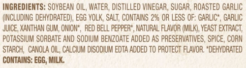 Olive Garden Creamy Garlic Dressing Perspective: top