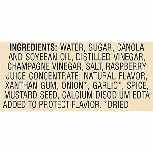 Girard's® Raspberry Vinaigrette Salad Dressing Perspective: top