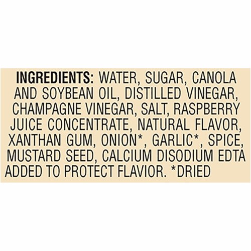 Girard's® Raspberry Vinaigrette Salad Dressing Perspective: top