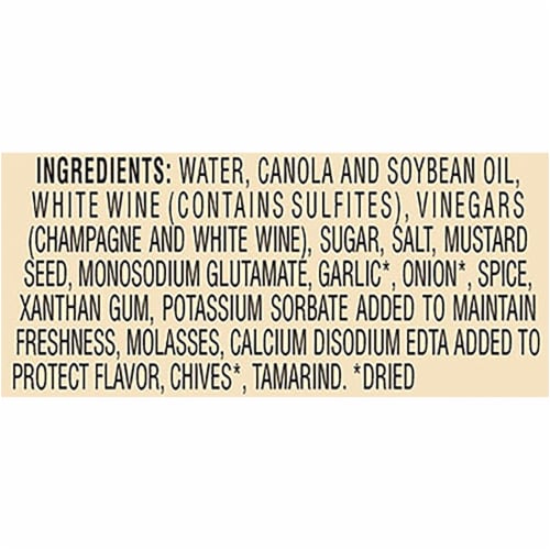 Girard's® Light Champagne Vinaigrette Salad Dressing Perspective: top