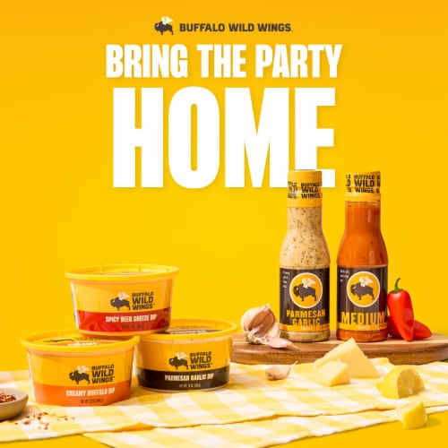 Buffalo Wild Wings Parmesan Garlic Dip Perspective: top