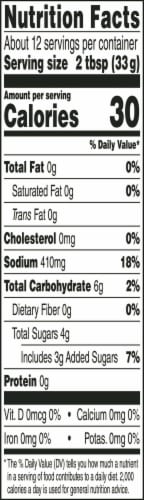 Arby's Sauce 12 fl oz Perspective: top