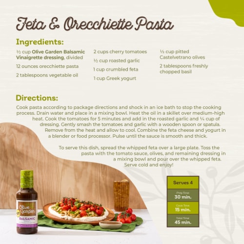 Olive Garden Balsamic Vinaigrette Perspective: top