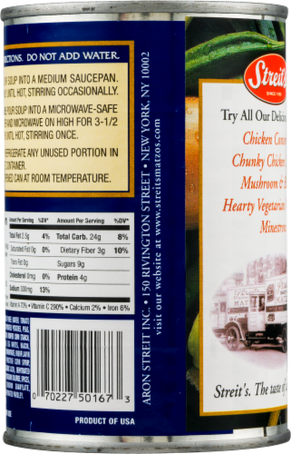 Streit's® Hearty Vegetarian Vegetable Soup Perspective: top