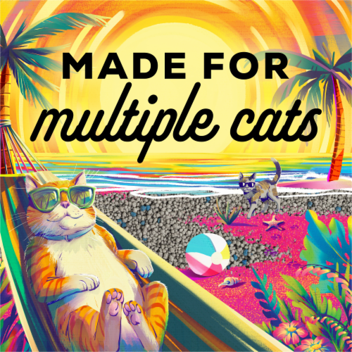 Purina® Tidy Cats® Bahama Sunset® Clumping Cat Litter Perspective: top