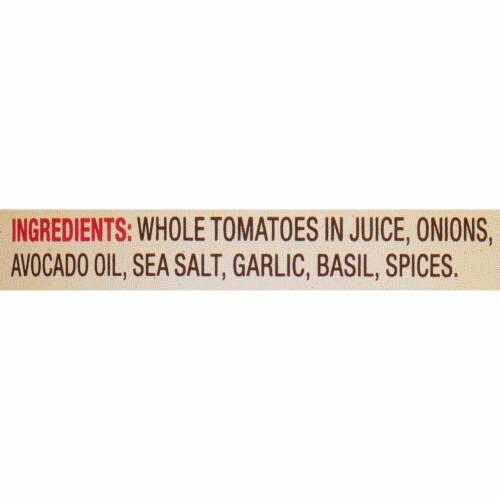Victoria Avocado Oil Marinara Sauce, Gluten-Free Perspective: top