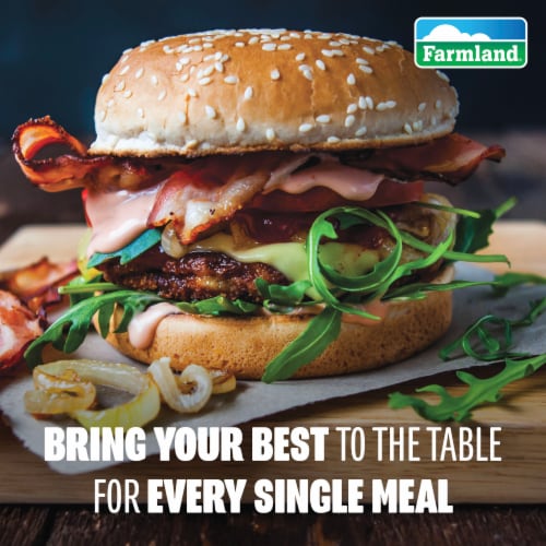 Farmland Hickory Smoked Classic Cut Bacon Perspective: top