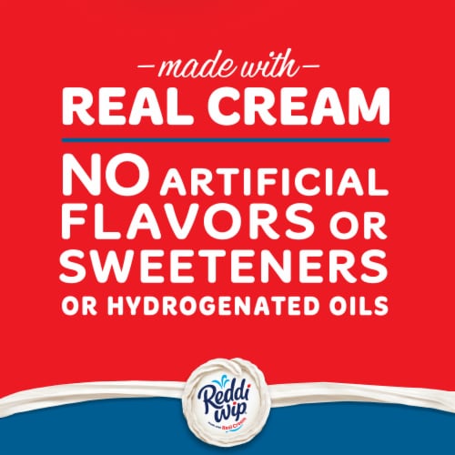 Reddi-Wip Original Whipped Topping Made With Real Cream Perspective: top