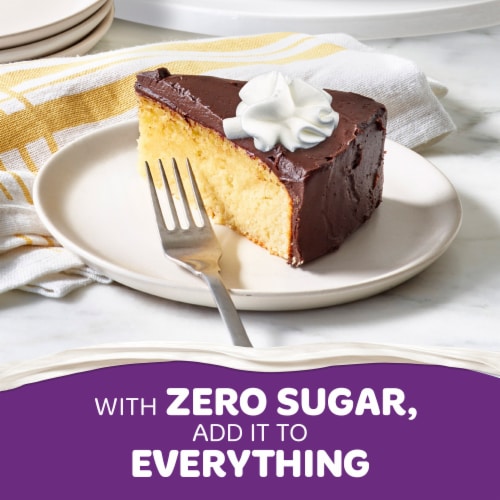 Reddi Wip Zero Sugar Keto Friendly Gluten Free Whipped Topping Perspective: top