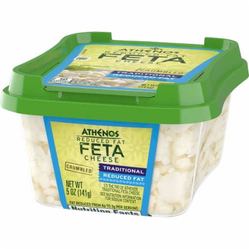 Athenos Reduced Fat Crumbled Feta Cheese Perspective: top