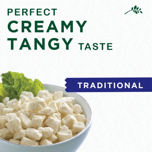 Athenos Traditional Crumbled Feta Cheese Perspective: top