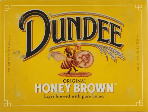 Dundee's Honey Brown Lager Perspective: top