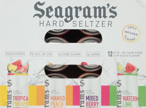 Seagram's Seltzer Hard Seltzer Variety Pack Perspective: top