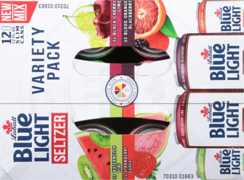 Labatt® Blue® Light Hard Seltzer Variety Pack Perspective: top