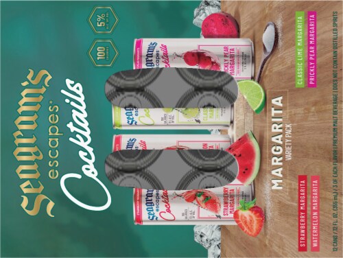 Seagrams's Escapes® Variety Margarita Can Perspective: top