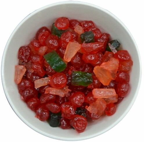 Paradise Cherry Pineapple Mix Holiday Fruit Perspective: top