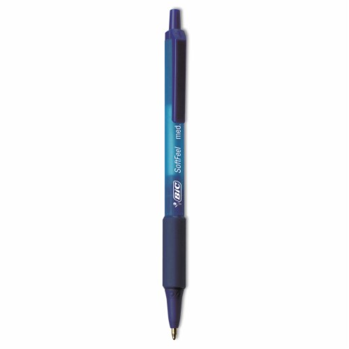 BIC Soft Feel Clic Pens - Black/Blue Perspective: top
