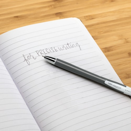 BIC® Big Glide™ Exact Fine Ball Point Pens - Black Perspective: top