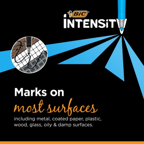 BIC® Intensity™ Fine-Point Permanent Markers Perspective: top