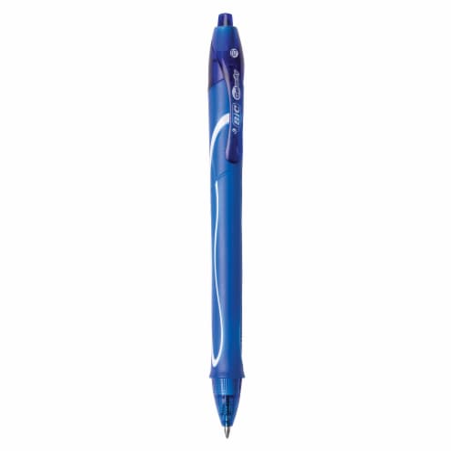 BIC® Gel-ocity™ Quick Dry Gel Pens - Blue Perspective: top
