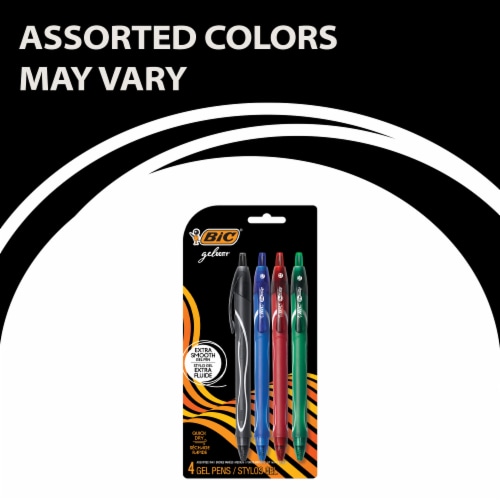BIC® Gel-ocity™ Medium Point Gel Pens - Assorted Perspective: top