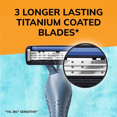 BIC® Flex 3™ Men's Razors Perspective: top