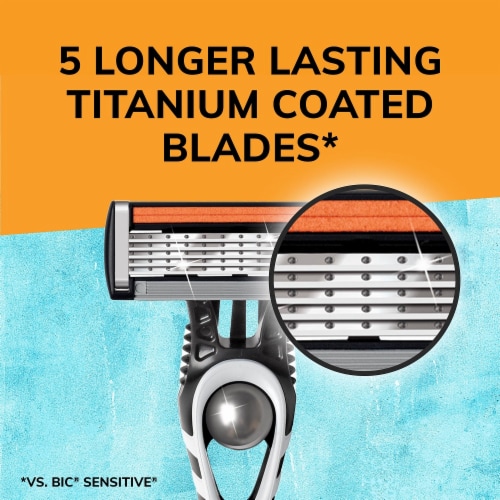 BIC® Flex 5 Ultra-Thin Blade Razors Value Pack Perspective: top