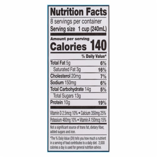 Alta Denta 2% Reduced Fat Milk Perspective: top