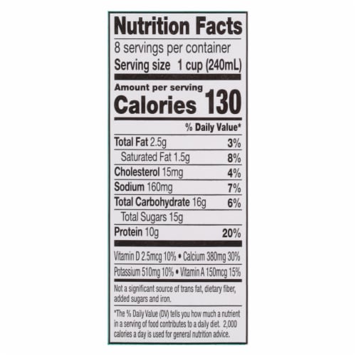 Alta Denta 1% Lowfat Milk Perspective: top