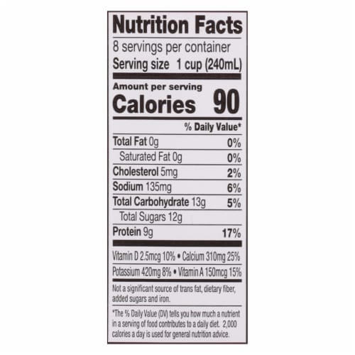 Alta Dena Fat Free Milk Perspective: top