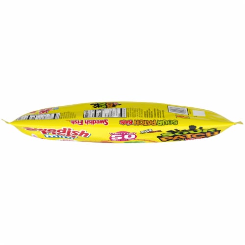 Sour Patch Kids & Swedish Fish Treat Size Easter Candy Bags Perspective: top