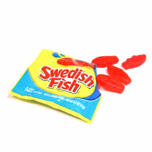 Swedish Fish Mini Soft & Chewy Easter Candy Easter Egg Perspective: top
