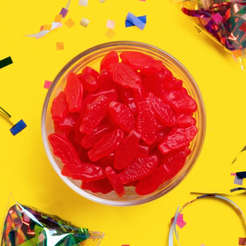 SWEDISH FISH Mini Soft & Chewy Candy Family Size Easter Candy Perspective: top