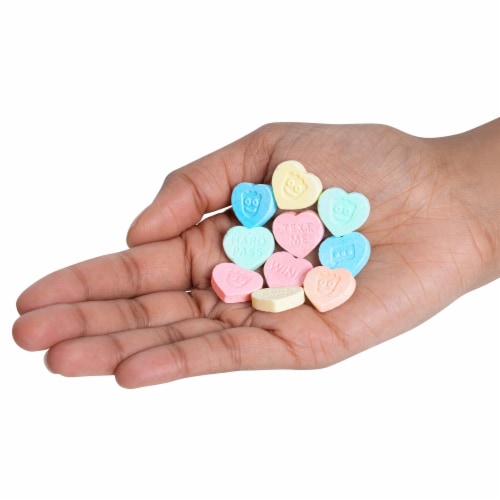 Sour Patch Kids Message Hearts Valentines Day Candy Perspective: top