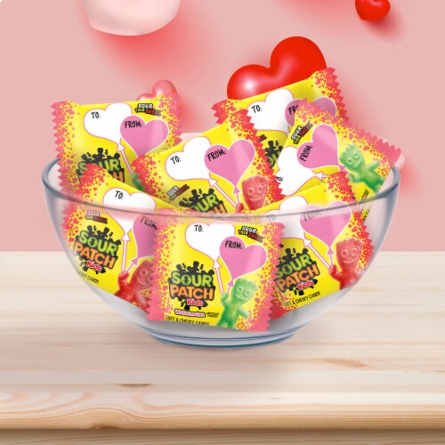 SOUR PATCH KIDS Original and Watermelon Valentines Day Candy Variety Pack Perspective: top