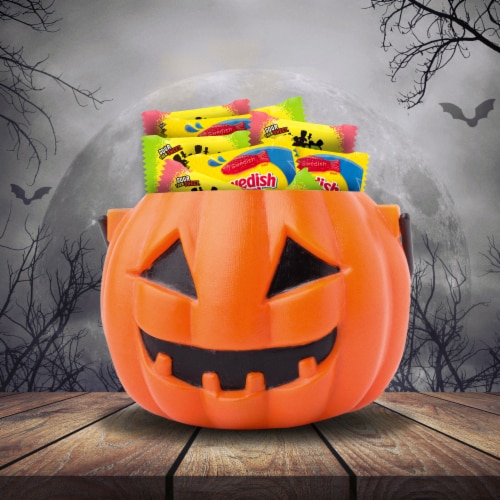 SOUR PATCH KIDS & SWEDISH FISH Mini Halloween Candy Variety Pack Perspective: top