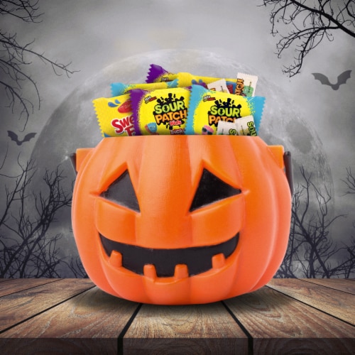 SOUR PATCH KIDS & SWEDISH FISH Halloween Candy Variety Pack Perspective: top