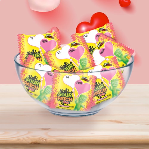 SOUR PATCH KIDS Watermelon Soft & Chewy Valentine's Day Candy Perspective: top