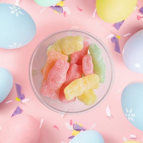 SOUR PATCH KIDS Bunnies Soft & Chewy Easter Candy Theater Box Perspective: top