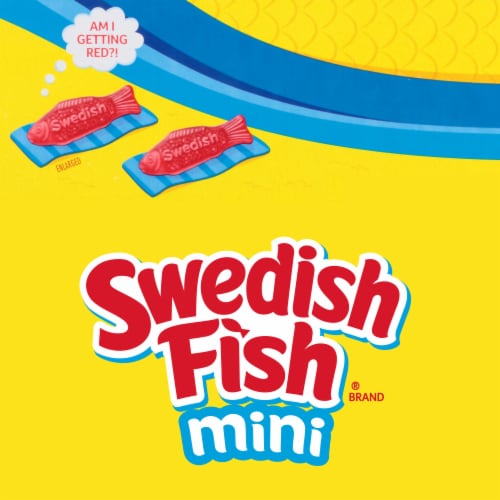 Swedish Fish Fat Free Soft & Chewy Candy Perspective: top