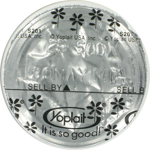 Yoplait Thick & Creamy Royal Raspberry Yogurt Perspective: top