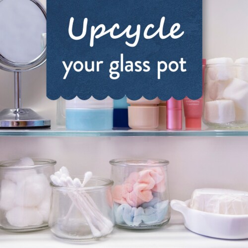 Oui by Yoplait Creme Fraiche Cherry Cheesecake Layered Dessert Glass Jars Perspective: top