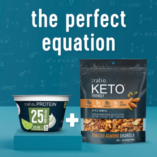 Ratio Protein Key Lime Yogurt Cultured Dairy Snack Perspective: top
